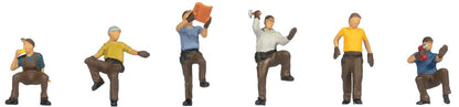N15049 Roofers (6) Figure Set