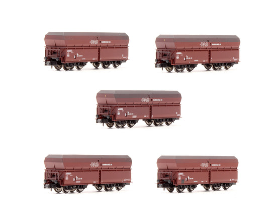 Pre-Owned 15185 Set Of 5 Coal Hopper Wagons
