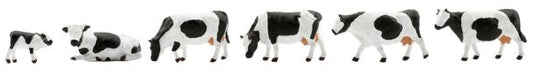 N36733 N Scale Black & White Cows Figure Set
