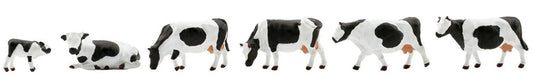 N45733 TT Scale Black & White Cows Figure Set