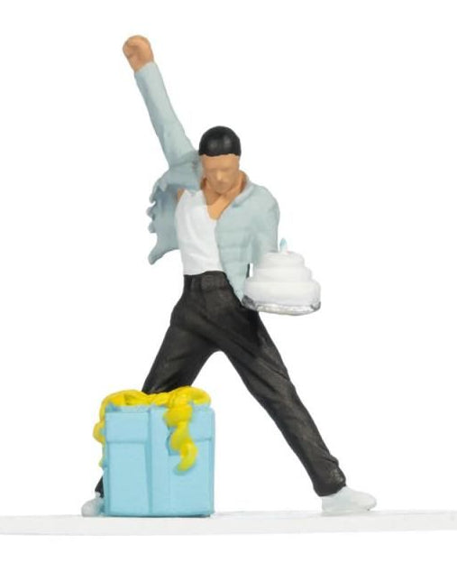 N99507 Happy Birthday (Man with Present) Gift Box