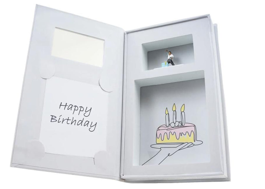 N99507 Happy Birthday (Man with Present) Gift Box