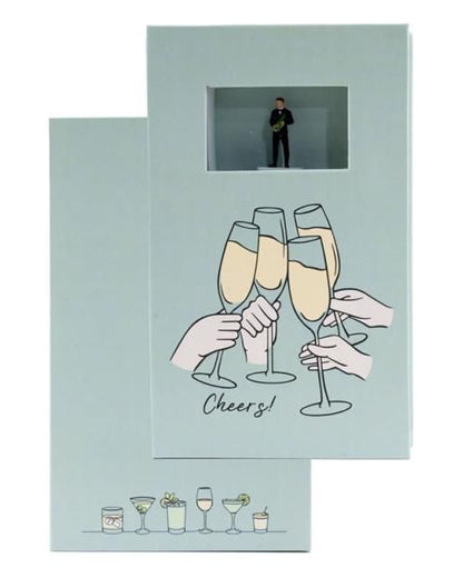 N99508 Cheers (Man with Champagne) Gift Box