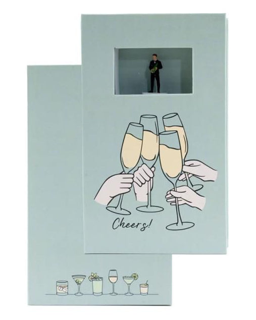 N99508 Cheers (Man with Champagne) Gift Box