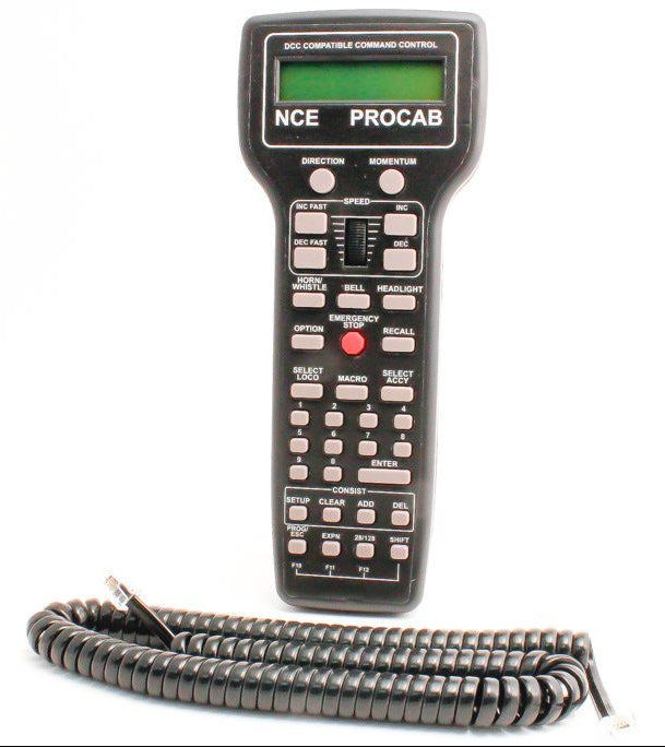 NCE Deluxe ProCab Handheld Throttle Full Feature 28 Function Handset