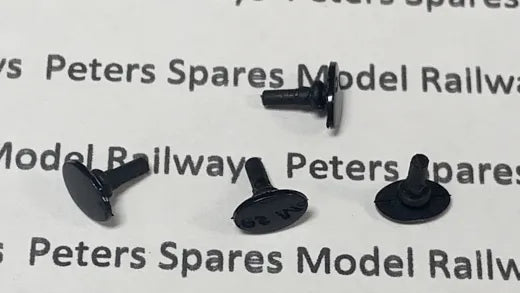 PS106 Replacement Hornby S8910 Oval Buffers (4 Pack) Plastic