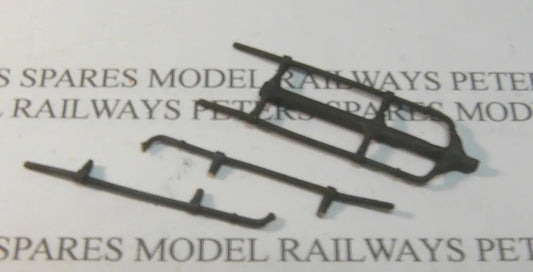 Lima 5136-10 Replacement Class 117 DMU Exhausts - Metal (2 Pack) Blackened