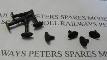 PS44 Lima Replacement L5106-07 Oval Buffers (4 Pack) Blackened