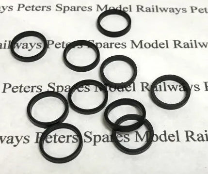 Hornby X8461 X8029 S8318 Small Traction Tyres (10 Pack) Class 25/29/35/37/43/47/52/58/86/91 Tender Wheels
