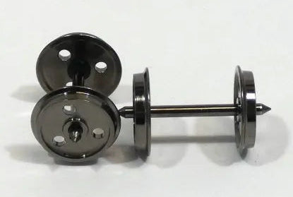 PS82 12.6mm 3 Hole Wagon & Coach Wheels - One Wheel Live To Axle (1 Pair)