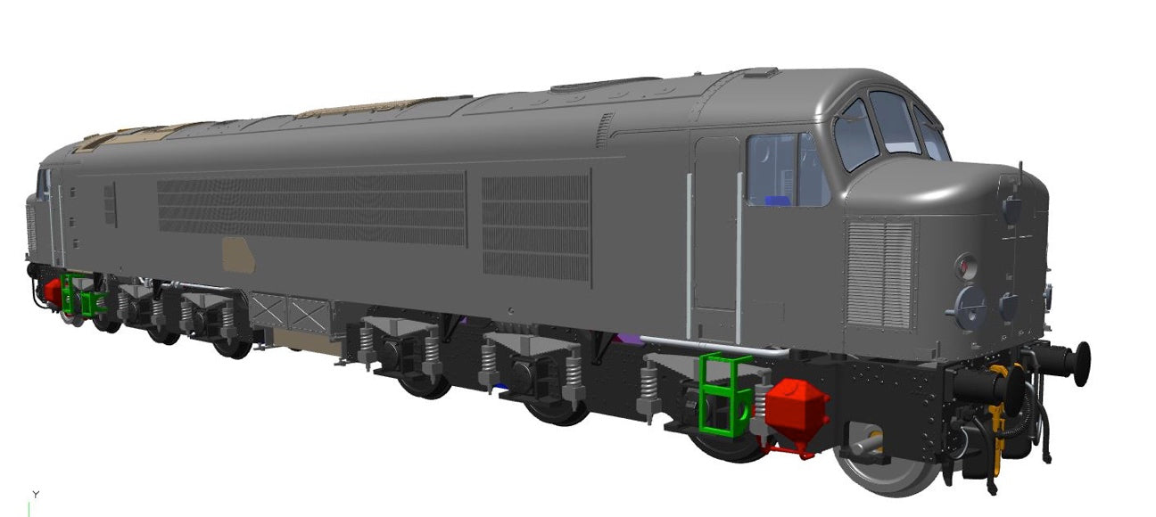 Class 44 'Snowdon' BR Green D9 (Small Yellow Panels/Slotted Grilles) Diesel Locomotive - DCC Sound