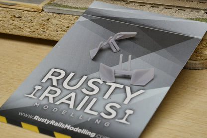 OO Gauge Class 37 Ploughs V2 (Pack of 2) - Unpainted