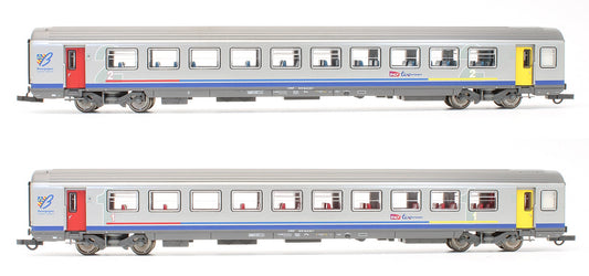 Pre-Owned Set Of 2 SNCF Passenger Cars