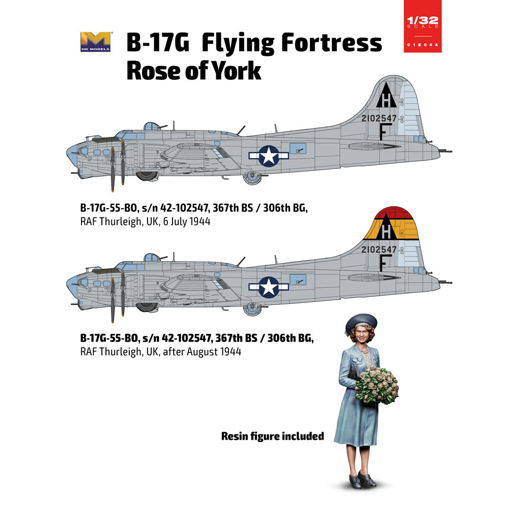 B-17G Flying Fortress 'Rose of York' Limited Edition Model Kit