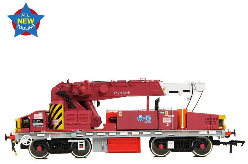 Plasser 12T YOB Diesel-Hydraulic Crane DRP81523 Javis/Fastline Maroon