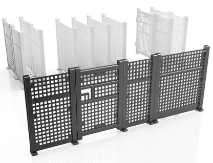 OO Gauge Platform End Fences (Pack of 10) - Unpainted