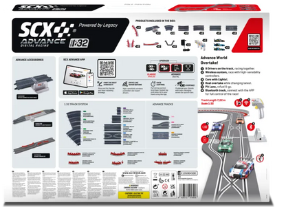 SCXE10596 Advance Digital Pole Position 7.22m Race Set