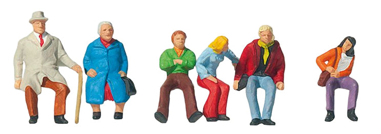 Couples on Benches (3x2) Exclusive Figure Set