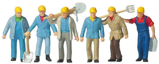 PR10033 Track Workers (6) with Tools Exclusive Figure Set