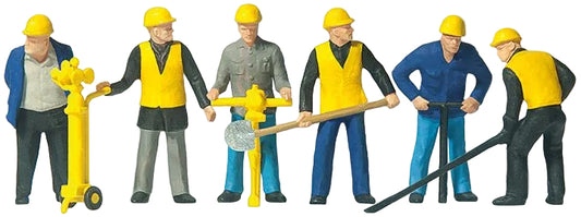 PR10035 Track Maintenance Gang (6) with Tools Exclusive Figure Set