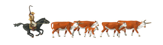 PR10159 Cowboy & Cattle Exclusive Figure Set