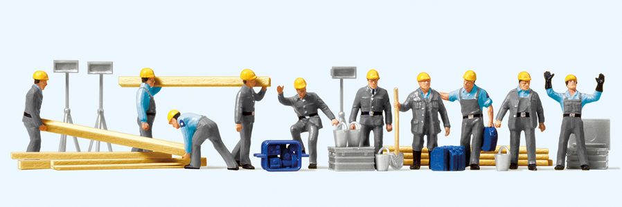 PR10220 THW Workers (10) and Accessories Exclusive Figure Set