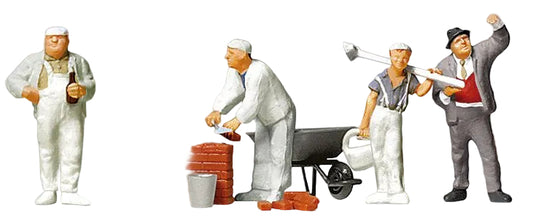 PR10251 Bricklayers (4) with Accessories Exclusive Figure Set