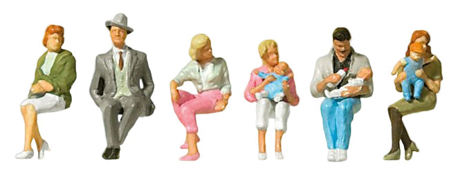 Seated People (6) Exclusive Figure Set