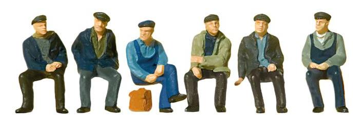 Seated Industrial Workers/Dockers (6)