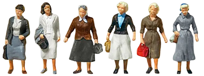 PR10365 Female Commuters (6) Exclusive Figure Set