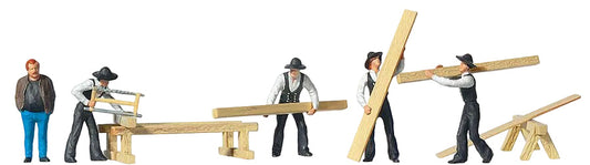 Carpenters (5) and Timber Exclusive Figure Set