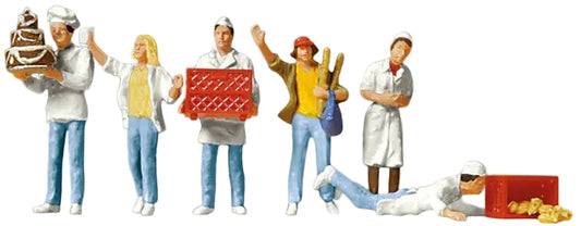 At the Bakery (5) Exclusive Figure Set