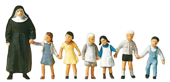 PR10401 Nun with Children (6) Exclusive Figure Set