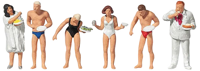PR10424 At the Beach Buffet (6) Exclusive Figure Set