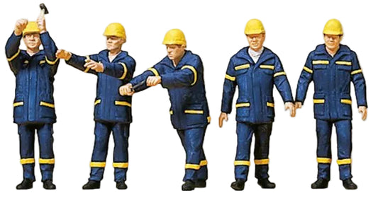 PR10432 THW Workers 1999 (5) Exclusive Figure Set