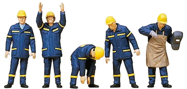 PR10433 THW Workers/Welder 1999 (5) Exclusive Figure Set