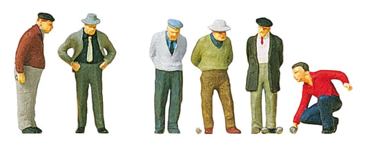 Boules Players (6) Exclusive Figure Set