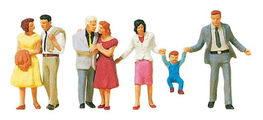 Preiser 10514 Walking Couples (3x2) Exclusive Figure Set