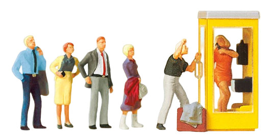 Telephone Box Scene (6) Exclusive Figure Set