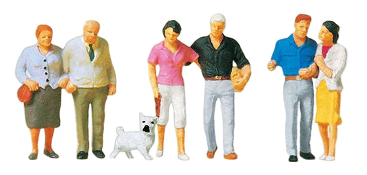 Couples (3x2) and Dog Exclusive Figure Set