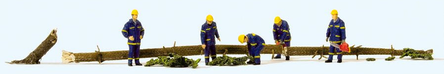 PR10609 THW Workers Clearing the Road (5) Exclusive Figure Set