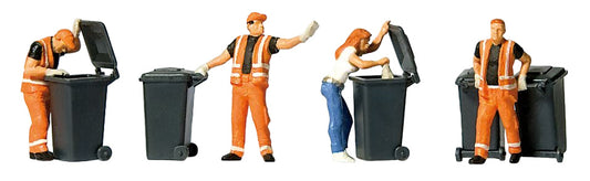 Modern Refuse Collection Scene (4) Exclusive Figure Set