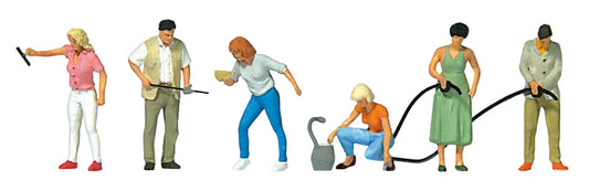 At the Filling Station (6) Exclusive Figure Set