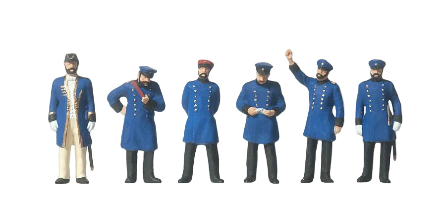 Preiser PR12130 Royal Prussian Railway Staff 1900 (6) – Rails