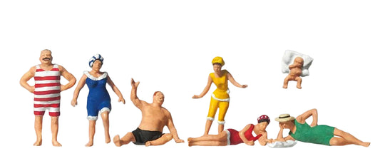 PR12135 Bathing Persons 1900 (6) Exclusive Figure Set