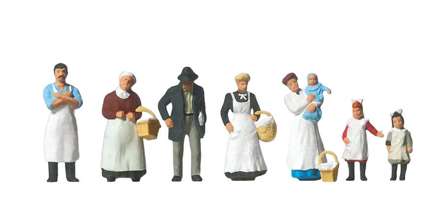 PR12193 At the Grocers Shop 1900 (8) Exclusive Figure Set