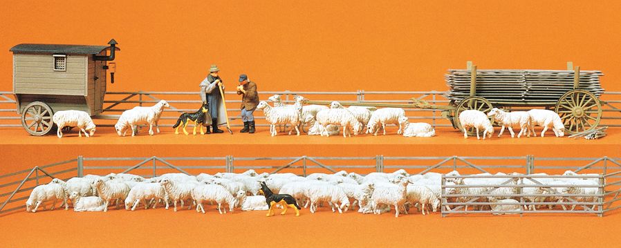 13003 Shepherd and Flock (80) Exclusive Figure Super Set