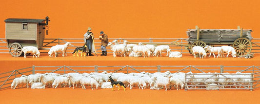 13003 Shepherd and Flock (80) Exclusive Figure Super Set