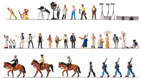 PR13275 Wild West Movie Set (35) Figure Set