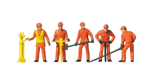 PR14035 Track Workers (5) Standard Figure Set